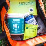 Sporttasche mit Vitaminen